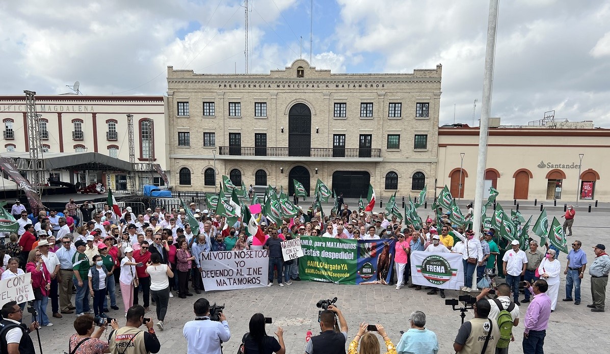 Al Grito Mi Voto No Se Toca Matamorenses Toman Las Calles Para